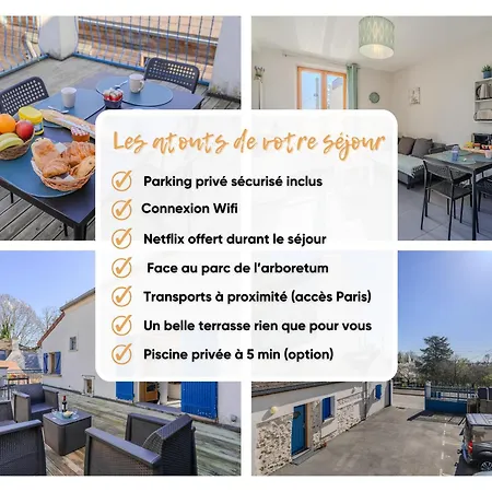 La Petite Terrasse Du Parc Apartment *